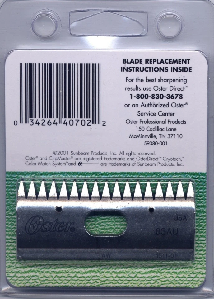 Cuchillas de repuesto Oster Clipmaster Foto 3 de 3
