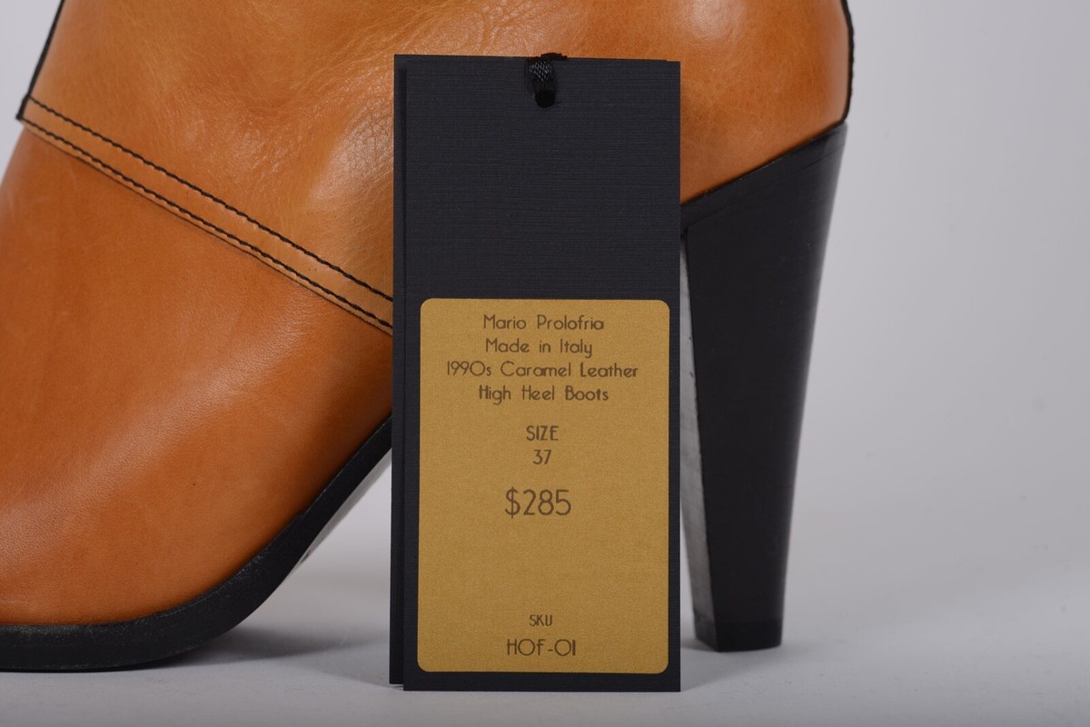 Mario Prolofria Made in Italy True Vintage 1990s Deadstock Leather