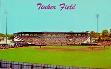 Tinker Field Spring training headquarters Orlando Florida postcard a60