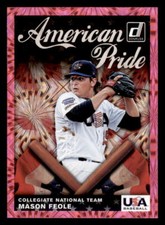 2019 Donruss American Pride Pink Fireworks #AP7 Mason Feole