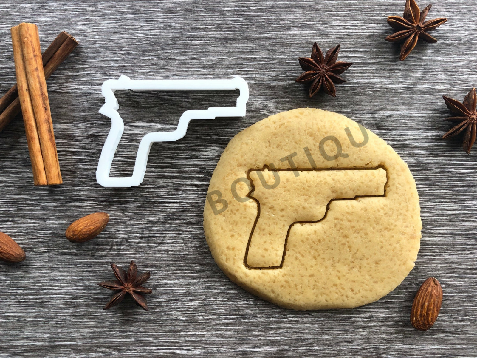 Pistol Cookie Cutter Gun Fondant Cake Decorating UK Seller eBay