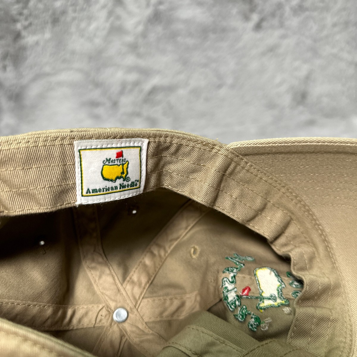 Augusta National Masters Hat Beige 2007 Strapback American 