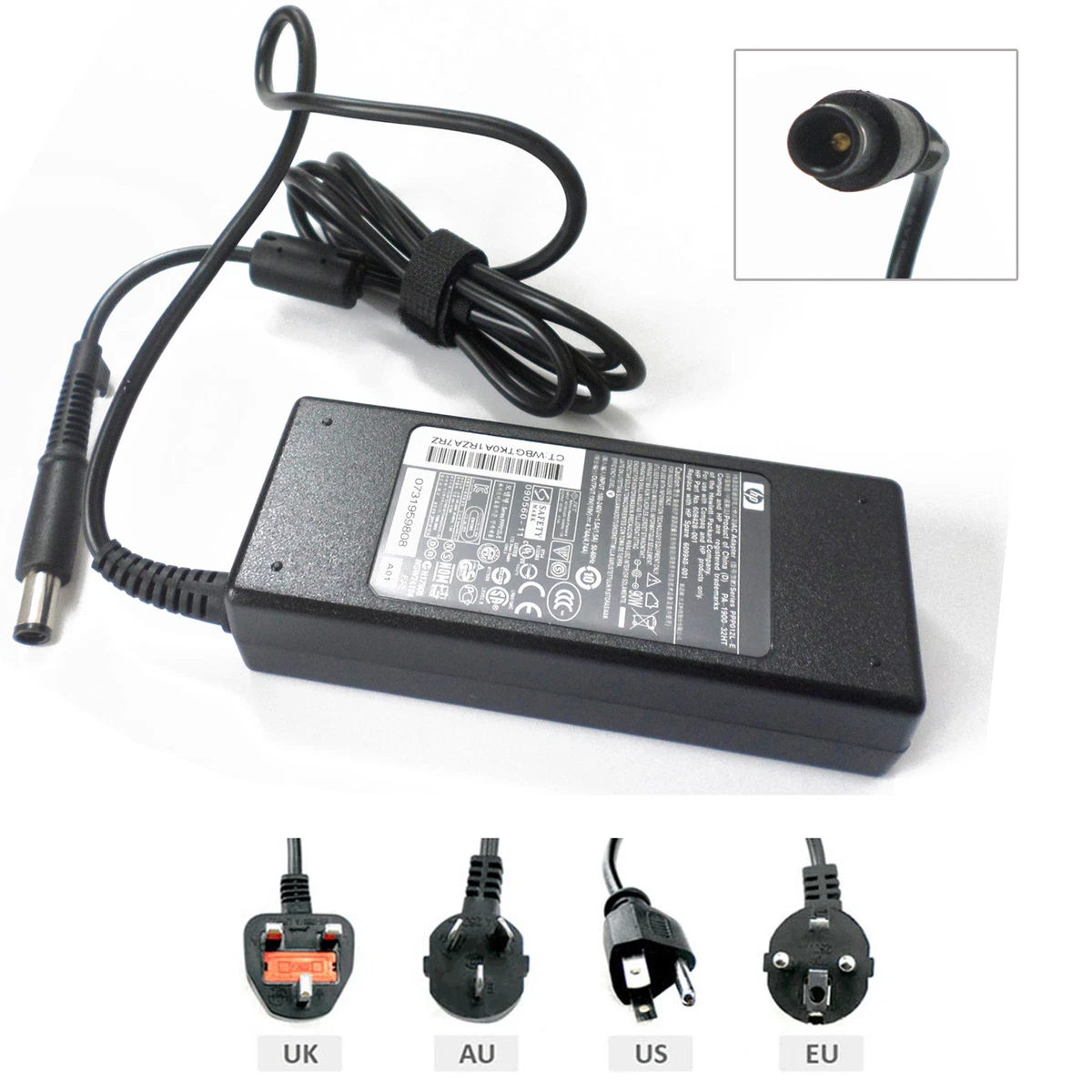 Genuine OEM AC Adapter Battery Charger For HP 608428-003 609940 