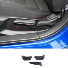 Carbon Fiber Seat Button Handle Cover Trim ABS For Honda 11th Civic 2022-2023 3X