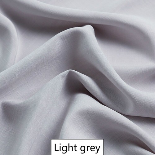 Linen Cotton Fabric Plain Solid Color for DIY Dress Clothes Upholstery Material - Picture 26 of 32