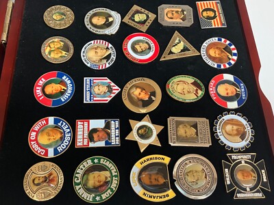 Willabee & Ward The Presidential Pin Collection in Case with 43