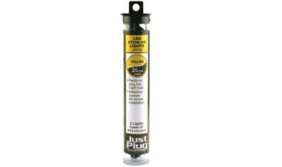 Woodland Scenics 5742 | Just Plug Lighting System | Yellow LED Stick-On Lights