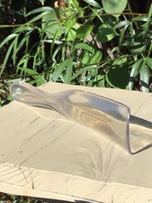 Parisian Clear Acrylic Shoe Horn Advertising 7.5  Vtg Paris Fashion Dressing Rm