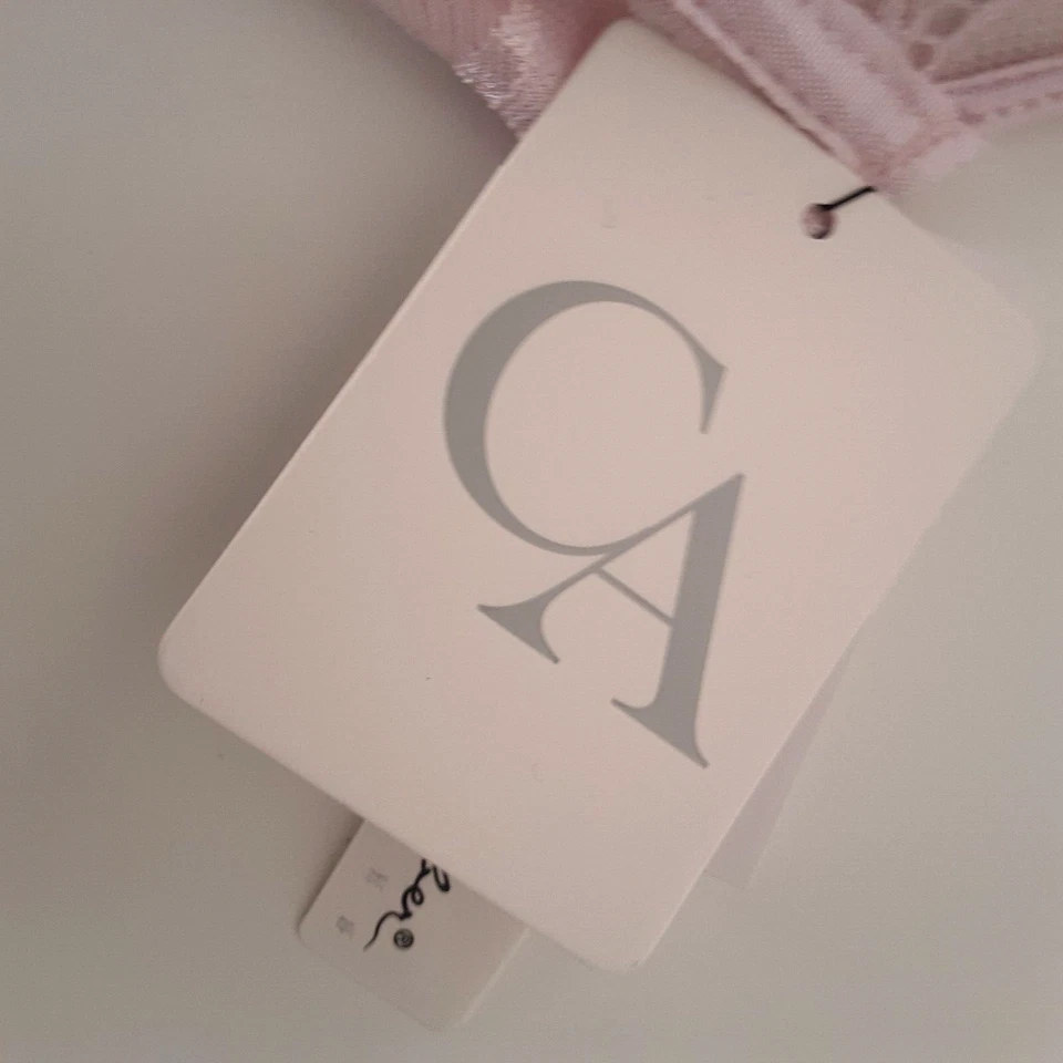 Carrie Amber Womens 36B Push Up Luxe Lace Bra Padded Underwire Festival Pink - Image 4 of 4