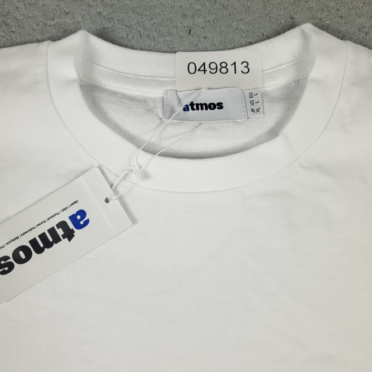 Atmos T Shirt Mens Size Large White Japan Casual Short Sleeve