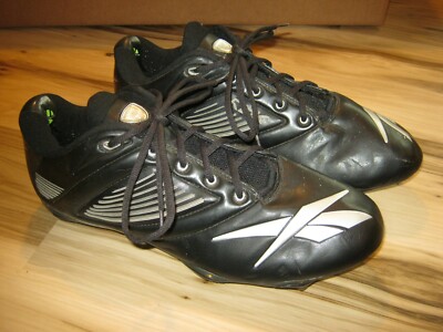 Reebok NFL Equipment Football Black Cleats RB 603 KTS 20
