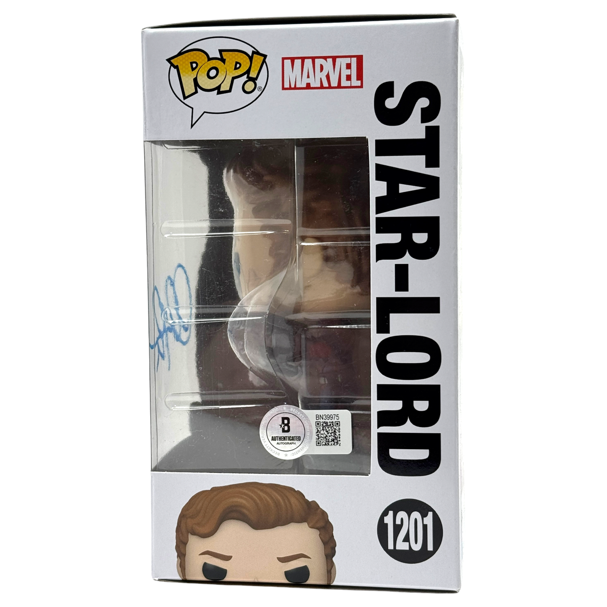 Chris Pratt Signed Star-Lord Funko Pop Guardians of The Galaxy