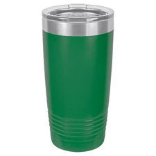 Polar Camel 20 oz. Green Vacuum Insulated Ringneck Tumbler Laser Engravable