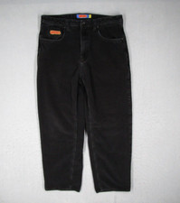 Empyre Pants Mens 30 Black Relaxed 5 Pocket Corduroy Streetwear Skate Y2K 30x28