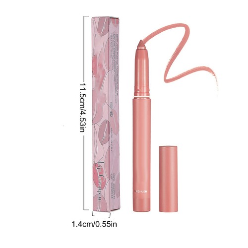 Sharpenable Lipstick Pencil Lip Line Precise Tips Lip Crayon Lip Gloss - Picture 10 of 10