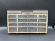 Vintage Hot Wheels Car Case 1981 Brown 16 Car Wall Mount Showcase BROKEN Tabs