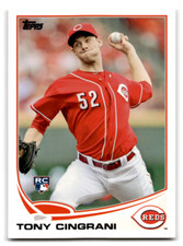 2013 Topps #142 Tony Cingrani EX Excellent Reds ID:71632