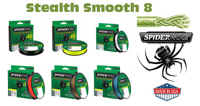SpiderWire Stealth Smooth 8 / alle Farben & Stärken / 270m-300m