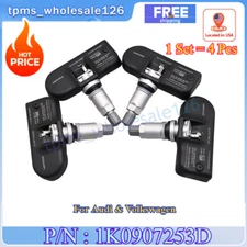 4x Tire Pressure Sensor TPMS 1K0907253D 315MHz For AUDI TT A4 A5 VW Golf Beetle