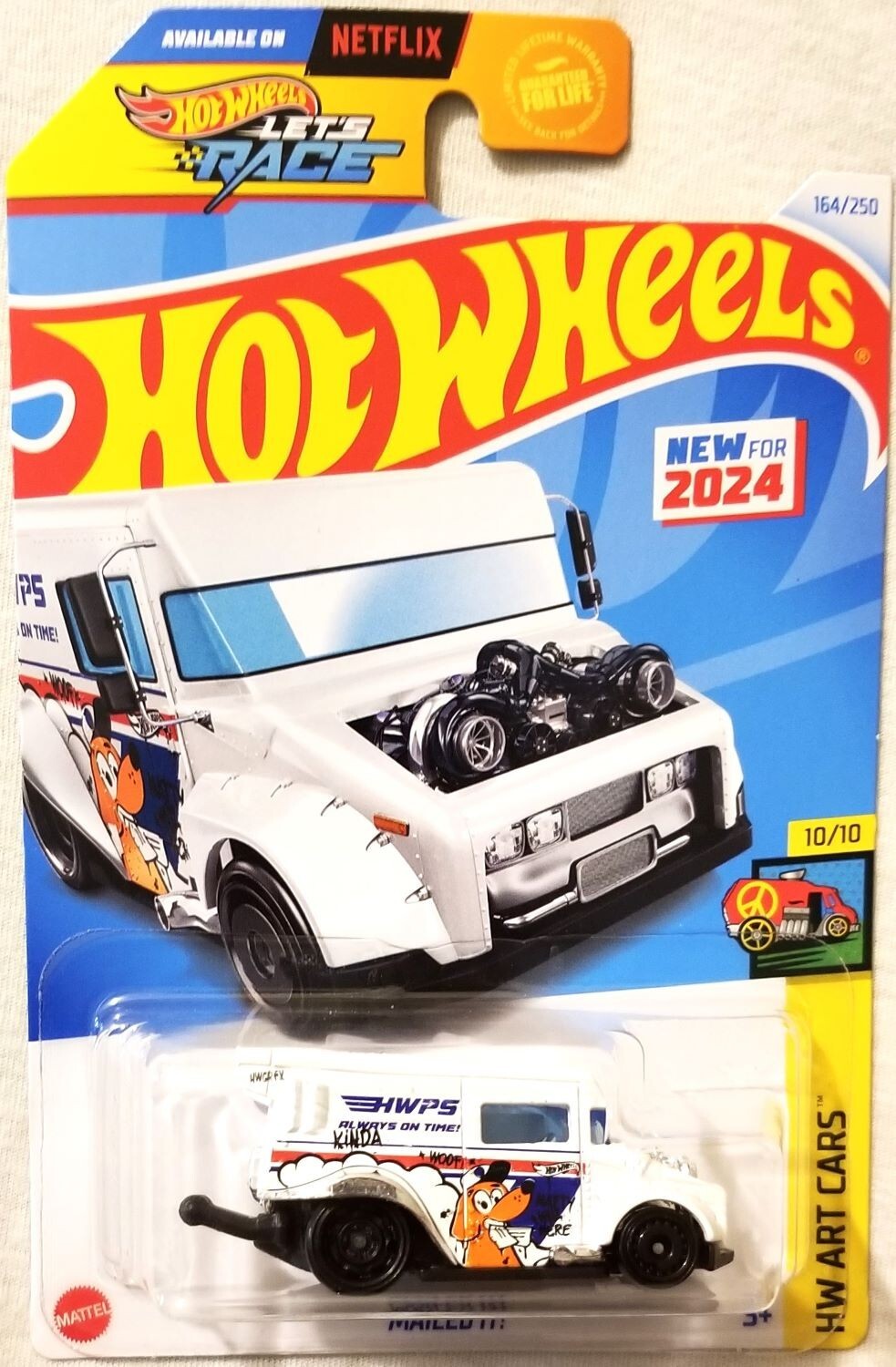 Hot Wheels - 2024 HW Art Cars 10/10 Mailed It! 164/250 (BBHTD91)