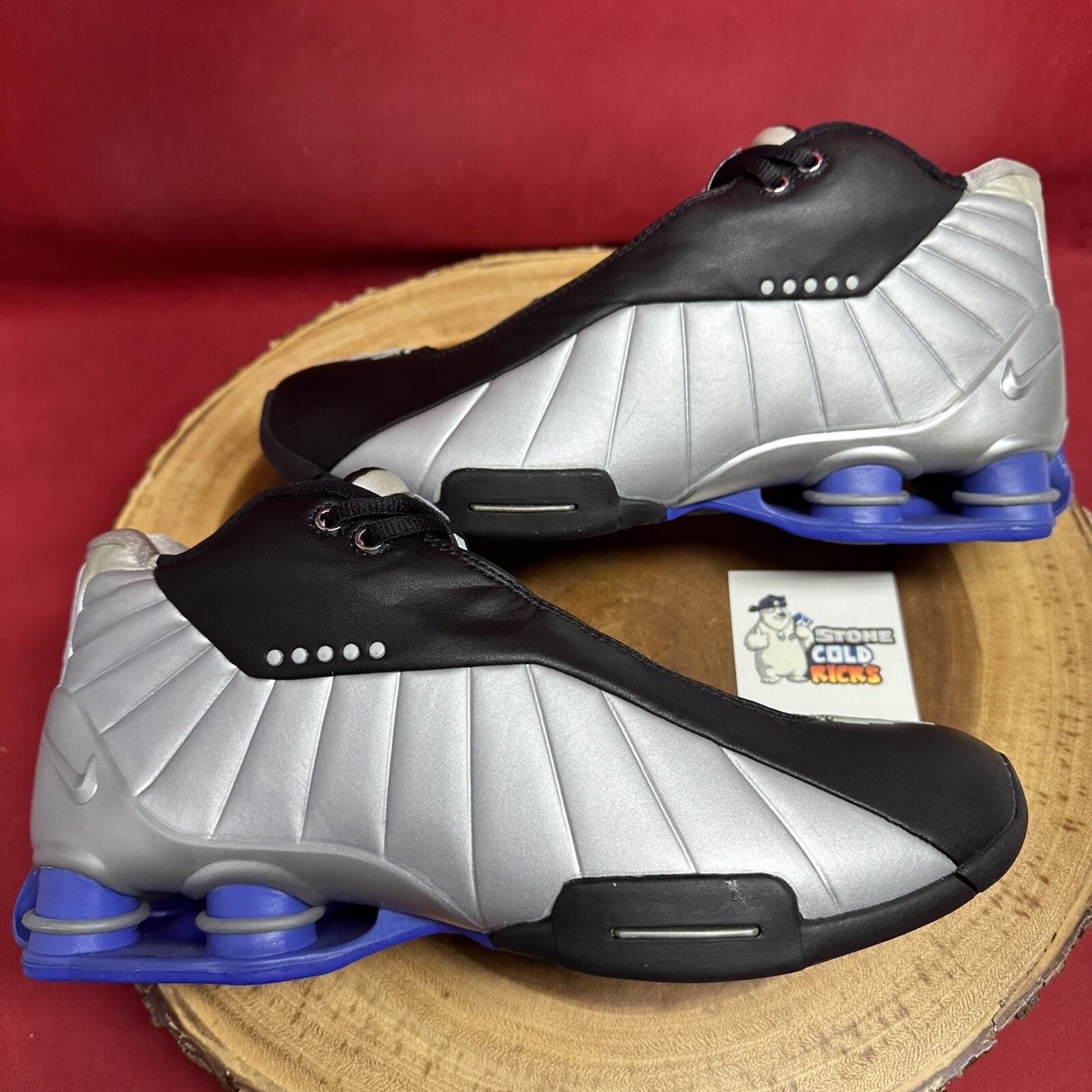 Nike Shox BB4 OG 830218-001 Black Silver Size 9 Vince Carter Kobe