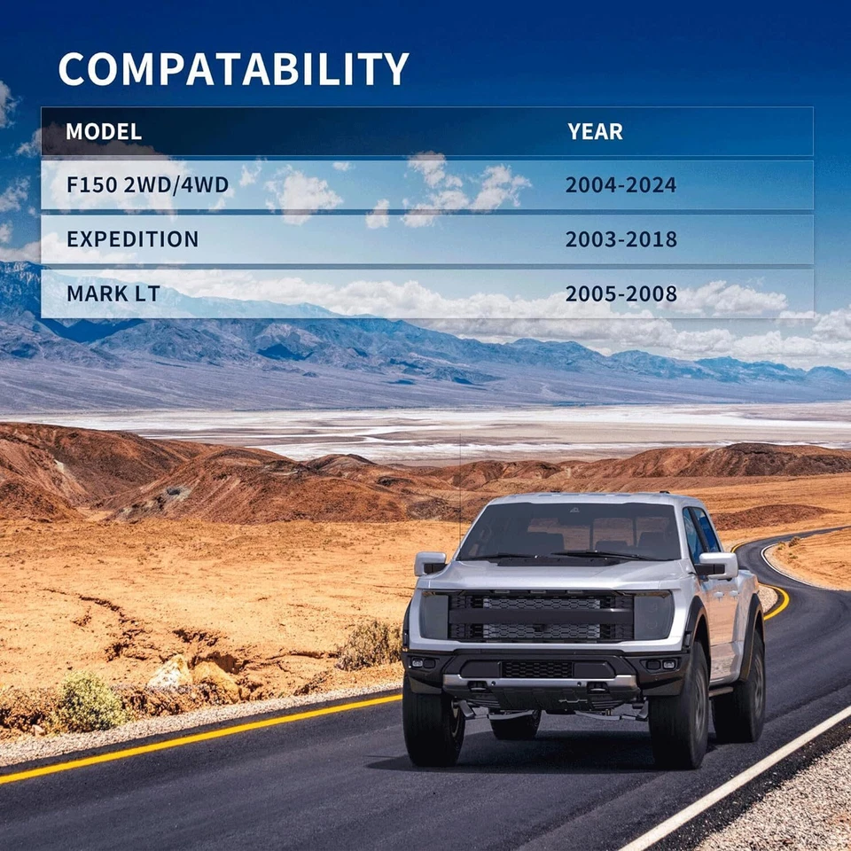 3" Front Ford Leveling Lift Kit For 2004-2023 Ford F150 2/4WD Expedition Mark LT Foto 3 de 4