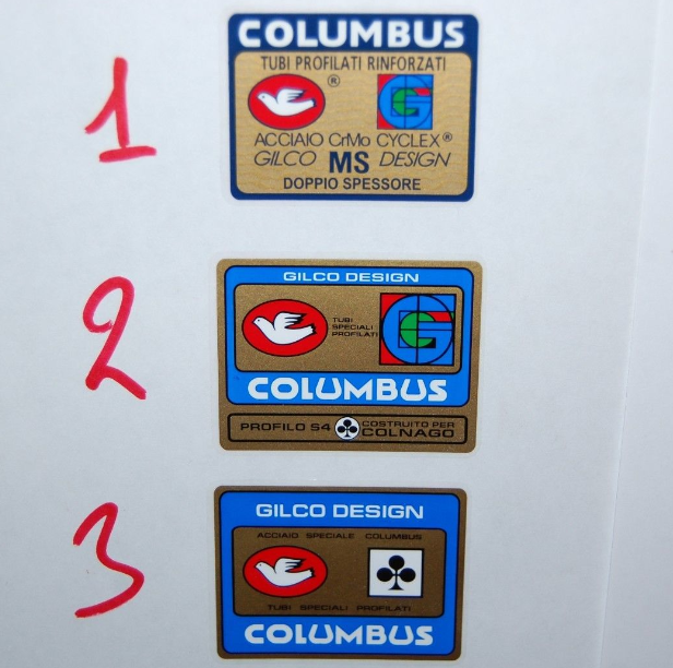 Autocollant Décalcomanie Imperméable Brillant Logo COLUMBUS 7 - Foto 6