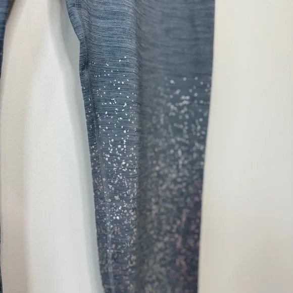 sweaty-betty full length silver sparkle ankles leggings
