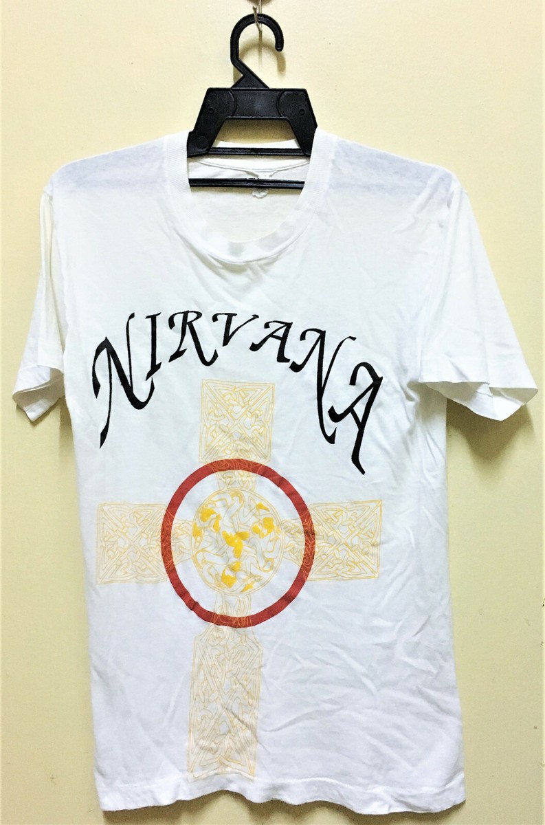 VINTAGE 1991 NIRVANA PAGAN CROSS BLACK SHEEP ARTWORK GRUNGE