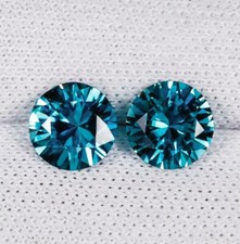 5MM ROUND SUPERB RARE TOP LUSTER 100 NATURAL ROYAL BLUE ZIRCON LOOSE GEMSTONE