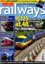 MODERN RAILWAYS 817 OCT 2016 Abellio,Thales,IC125 40,EGIP,Scotland London,Conwy