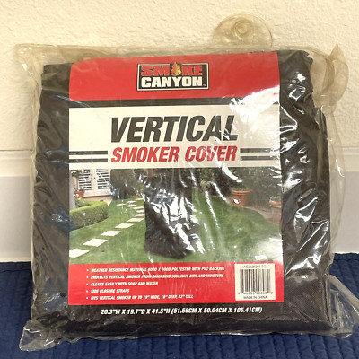 Smoke Canyon Vertical Smoker Cover Fits 20.3  x 19.7  x 41.5  New Without Tags