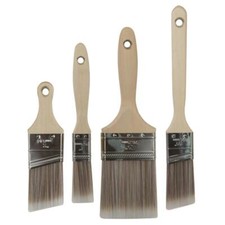 Linzer Better 4 Piece Polyester/Nylon Blend Wood Handle Sturdy Paint Brush Set