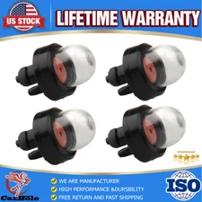 4X Pump Primer Bulb For Zama Carburetor Homelite Echo Stihl Ryobi Poulan 188-512