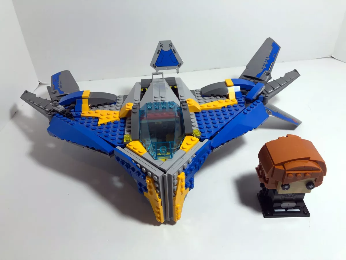 LEGO Heroes Milano Spaceship from Rescue 76021 Black widow Brickheadz 41591