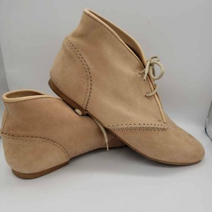 tan suede flat boots