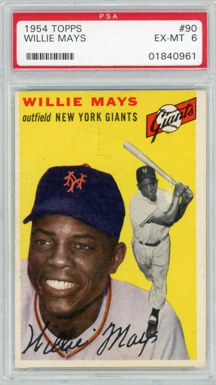 1954 Topps Willie Mays #90 PSA 6