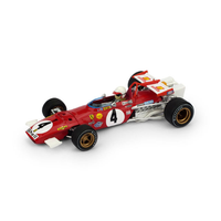 Ferrari 312B C.Regazzoni 1970 N.4 Winner Italy Gp With Pilote 1:43 Brumm Formula