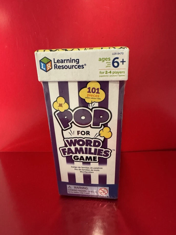 LEARNING RESOURCES Pop For Word Families 8470 - Image 3 of 4