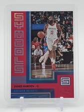 JAMES HARDEN 2017-18 PANINI STATUS SYMBOLS #2 RED /299 ROCKETS Q2091