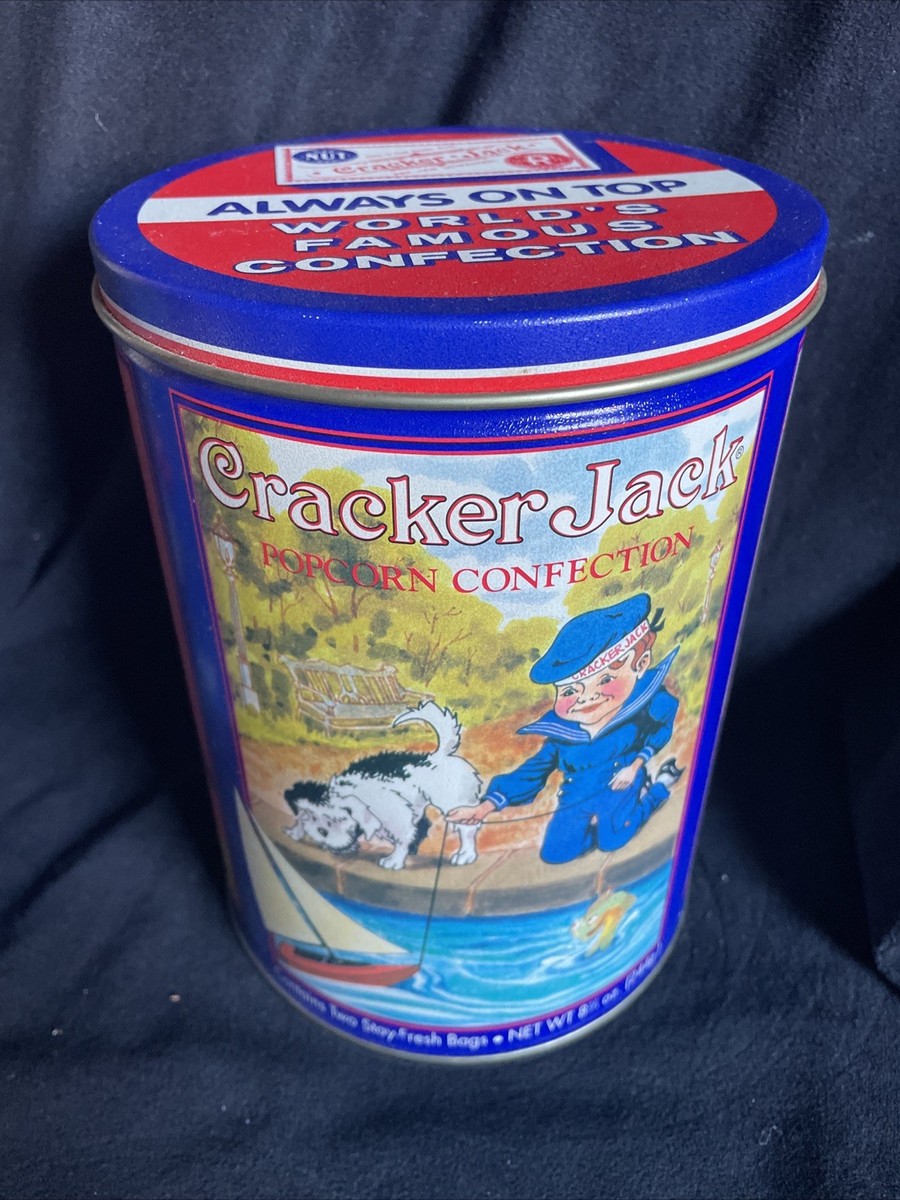 アンティーク缶　ヴィンテージ缶　大サイズ② Cracker Jack Vintage 1992 Cracker Jack Tin Limited Edition with Lid | eBay
