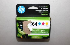 NEW OEM Genuine HP 564 Cyan Magenta Yellow Ink Cartridges 3 Pack Exp 05/2025