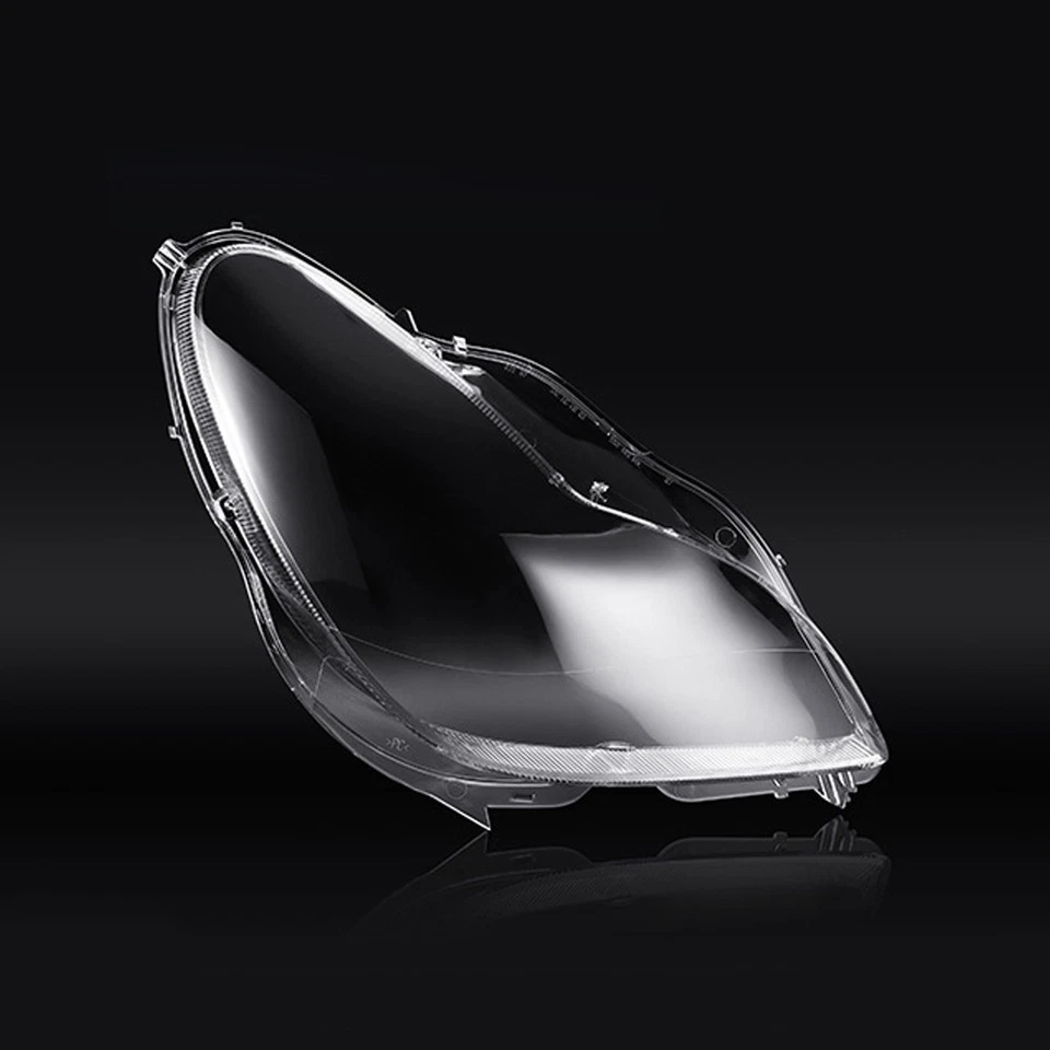 Cubierta de lente de faro 2 piezas Fit Mercedes Benz W219 CLS350 CLS500 CLS550 2007-2011 Foto 3 de 4