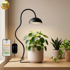 Smart Grow Lights for Indoor Plants Full Spectrum LED Dimmable Auto Timer