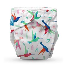 Charlie Banana 1 Pack Reusable Adjustable Cloth Diaper, One Size - Colibri Birdy