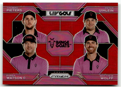 2024 Panini Prizm Liv Golf No. 64 Watson Wolff Pieters Red 24/149