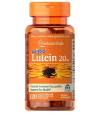 Puritan's Pride Lutein 20 mg with Zeaxanthin - 120 Softgels