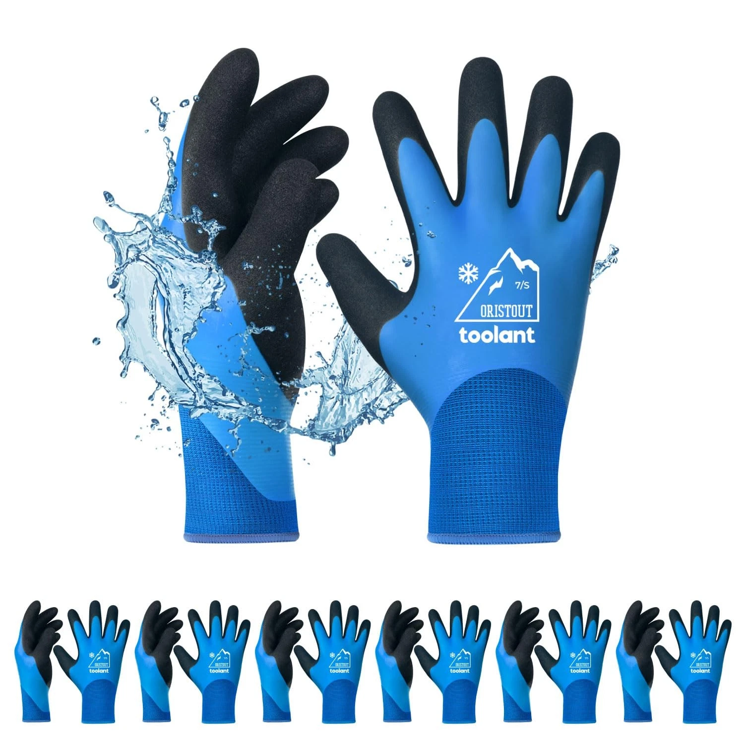 Waterproof Winter Work Gloves for Men and Women, Touchscreen, Freezer Gloves,...