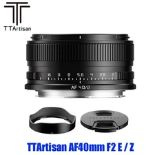 TTArtisan 40mm F2 E/Z Full Frame Auto Focus Camera Lens for Sony E Nikon Z Mount