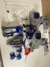 Vintage 1986 MOTU Beam-Blaster & Artilleray, Untested He-Man Weapons Stilt Lot